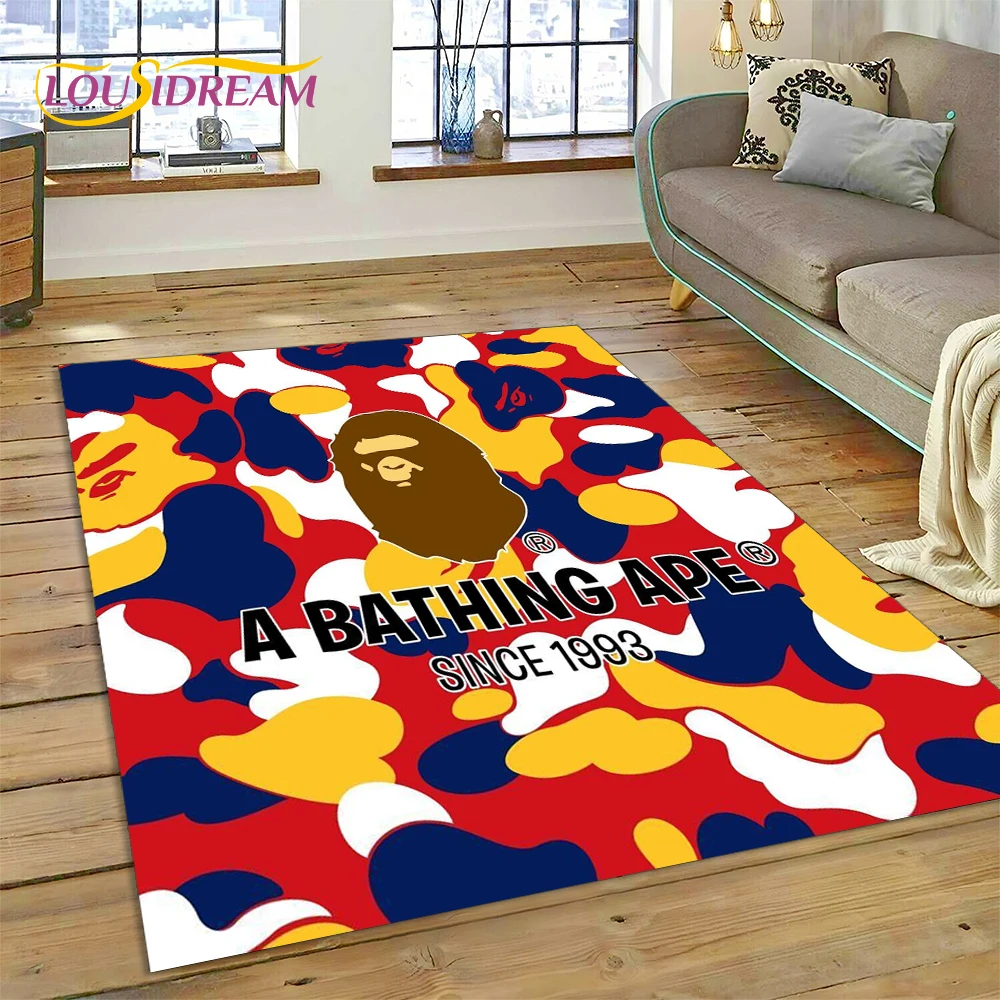 Commercial Printing Format - 3D 인쇄 B-BAPE 패션 카펫 러그