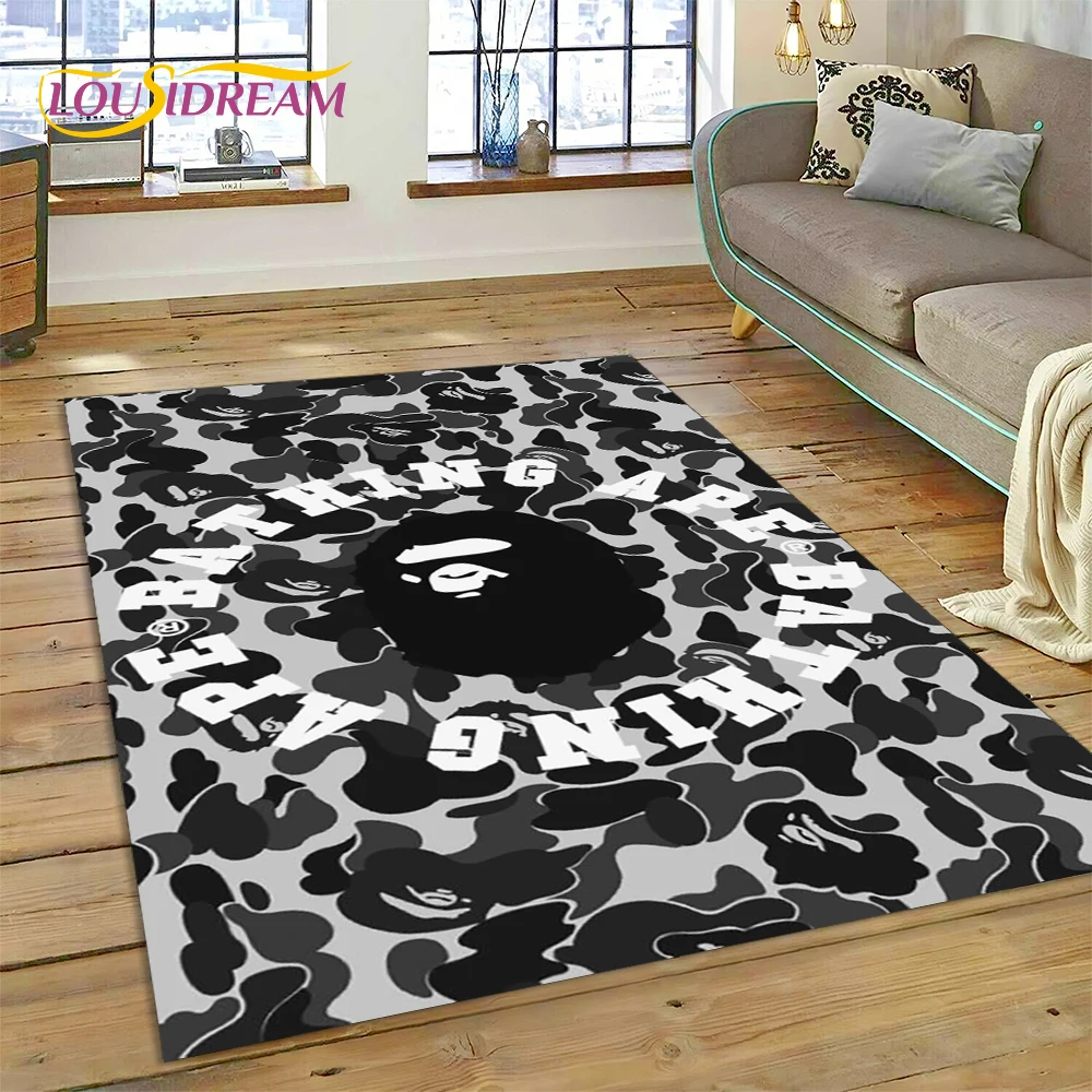 3D 인쇄 B-BAPE 패션 카펫 러그 침실 거실 홈  - Commercial Printing Format 리뷰 및 가격
