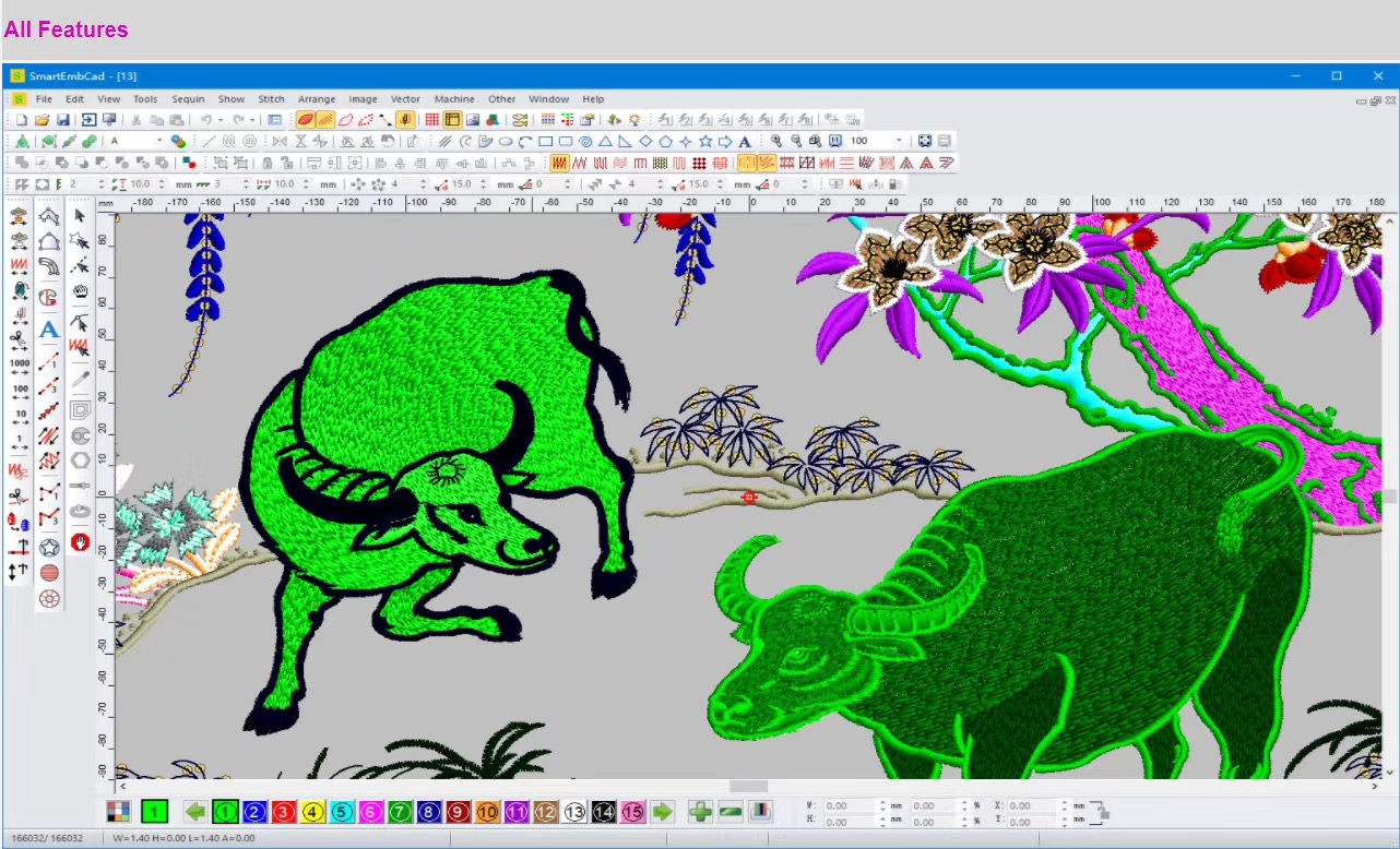 디지털화 소프트웨어 벡터화 자수기계 전용, DST DS - Embroidery Digitizing Software 리뷰 및 가격