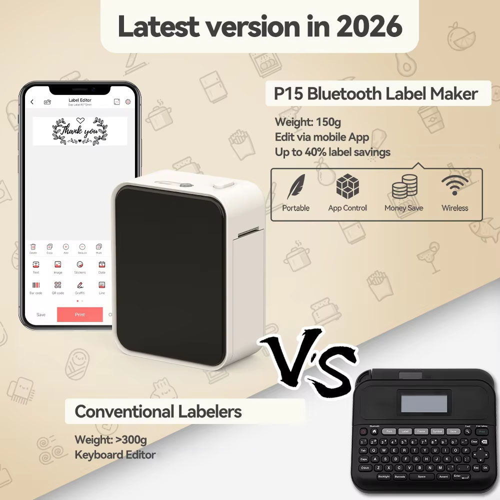 Marklife P15 휴대용 열전사 라벨 프린터 잉크 - Commercial Printing Machine Price 리뷰 및 가격