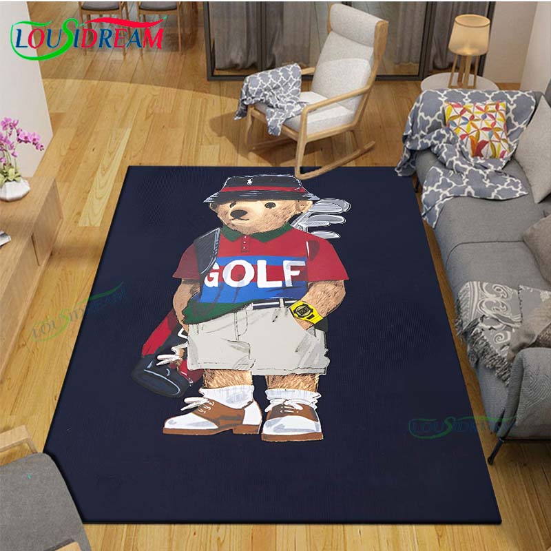 클래식 만화 핫세일 패션 곰 카펫 거실 미끄럼 방지 러 - Commercial Printing For Sale 리뷰 및 가격